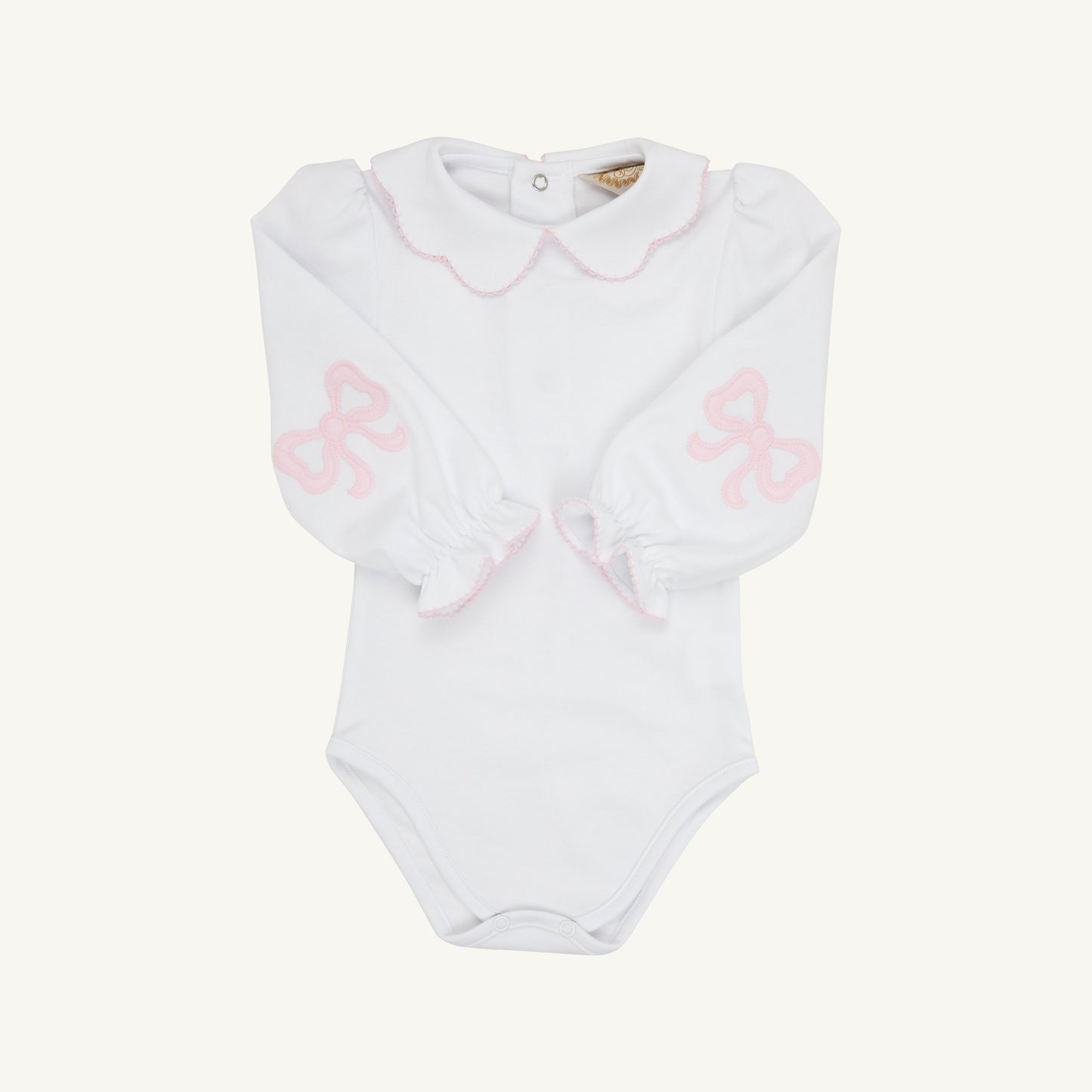 Beaufort Bonnet Emma's Elbow Patch Top & Onesie - Worth Avenue White