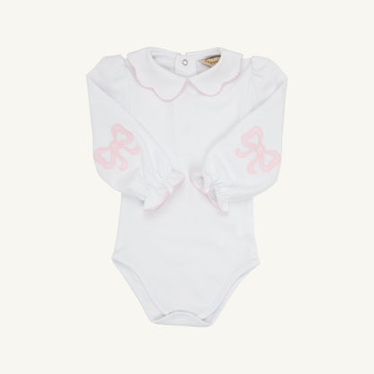 Beaufort Bonnet Emma's Elbow Patch Top & Onesie - Worth Avenue White