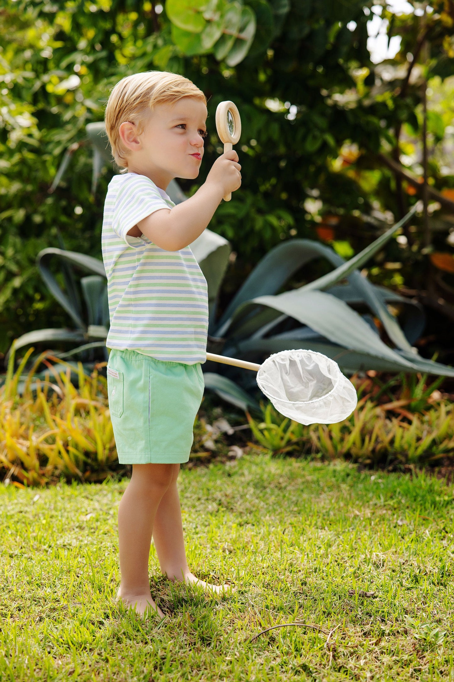 Beaufort Bonnet Sheffield Shorts - Grace Bay Green & Saratoga Stone Stork
