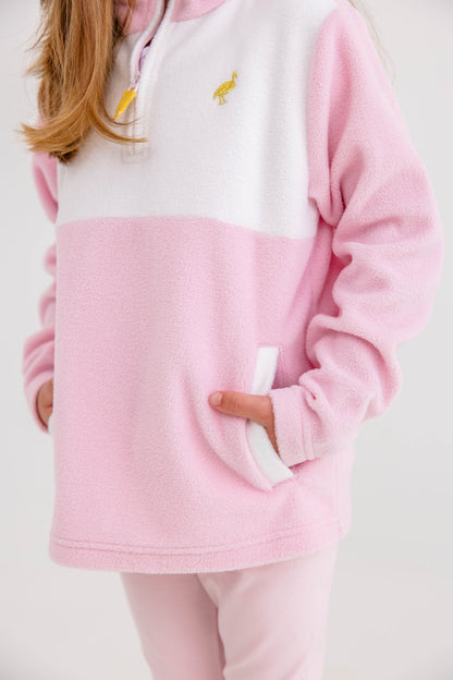 Beaufort Bonnet Hayword Half-Zip (Fleece) - Palm Beach Pink