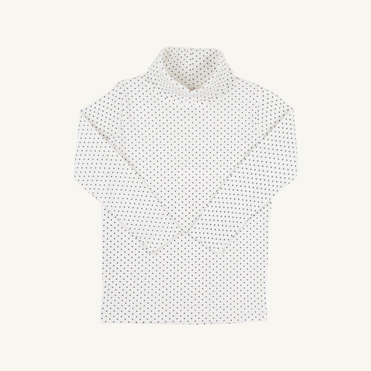 Beaufort Bonnet Tatum's Turtleneck & Onesie - Nantucket Navy Micro Dot