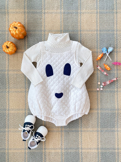 Beaufort Bonnet Tatum's Turtleneck & Onesie - Nantucket Navy Micro Dot