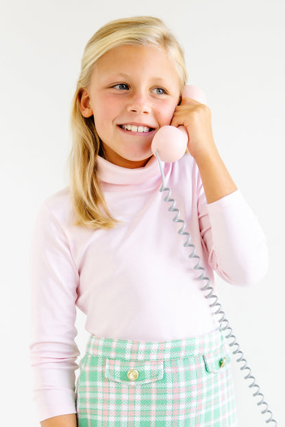 Beaufort Bonnet Tatum's Turtleneck & Onesie - Palm Beach Pink