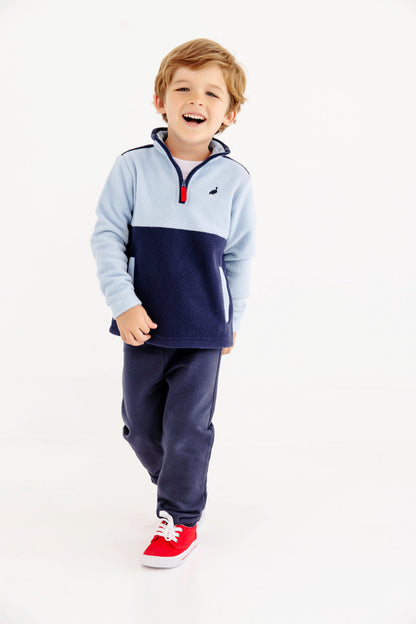 Beaufort Bonnet Hayword Half-Zip (Fleece) - Barrington Blue & Nantucket Navy