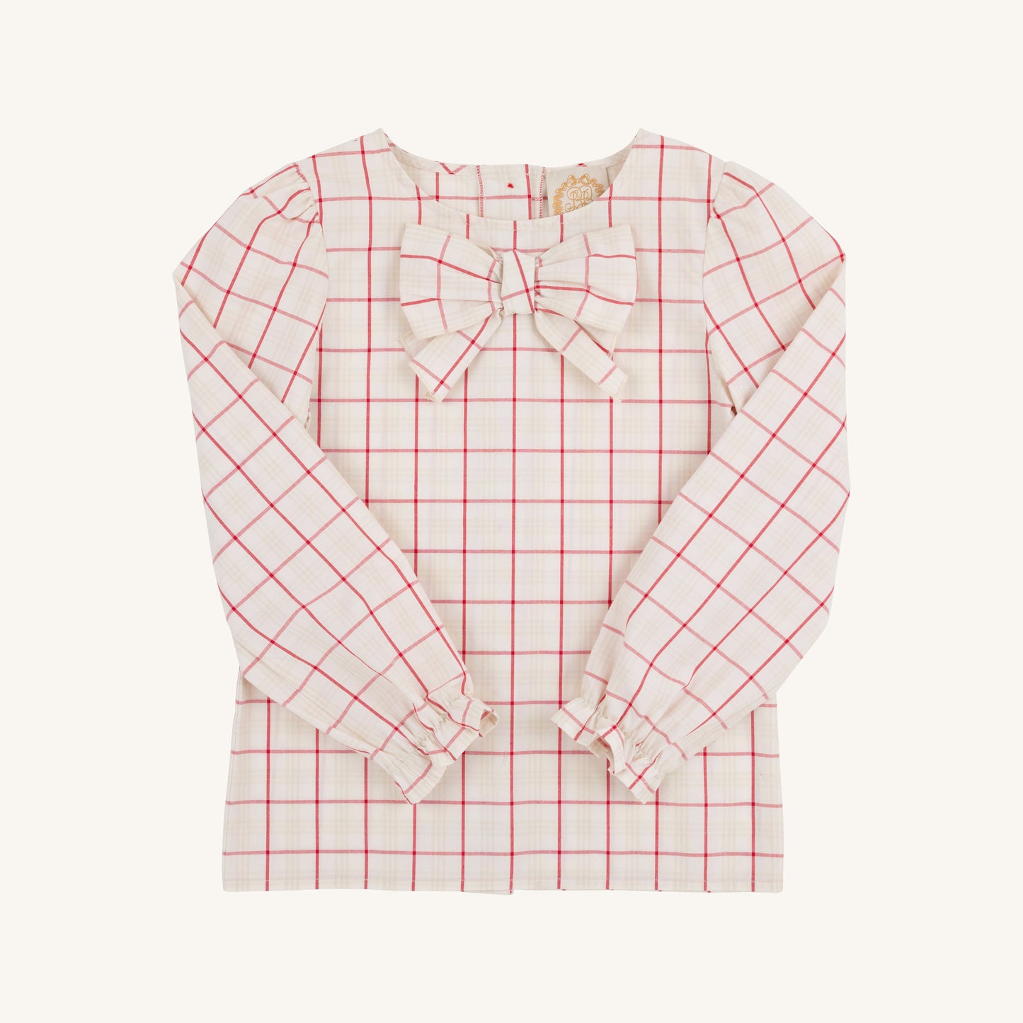 Beaufort Bonnet Beatrice Bow Blouse & Onesie - Oak Park Plaid