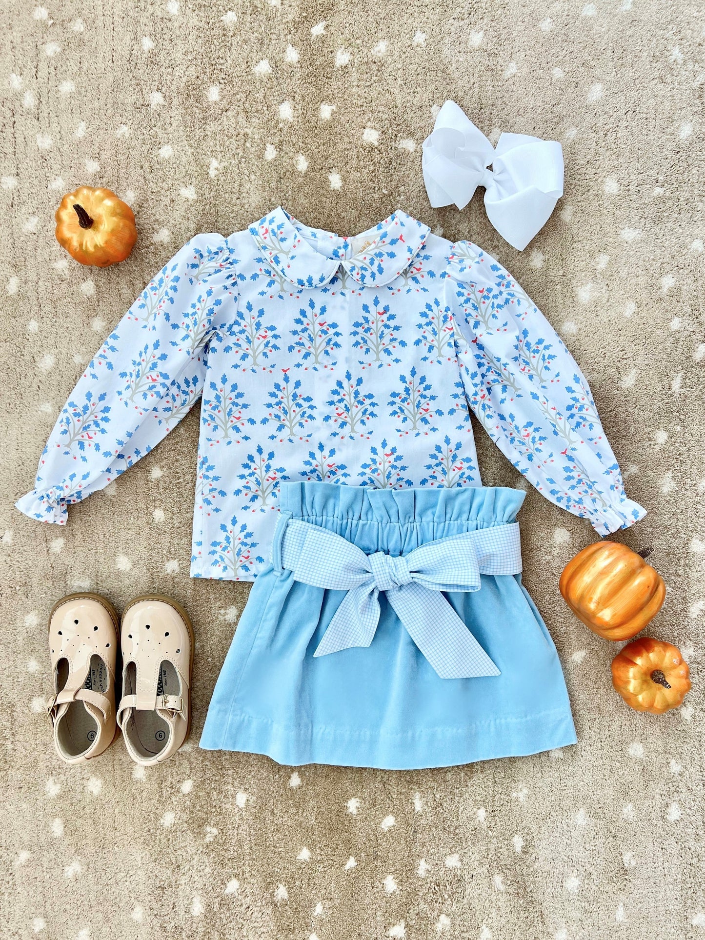 Beaufort Bonnet Maude's Peter Pan Collar Shirt & Onesie (Long Sleeve Woven)