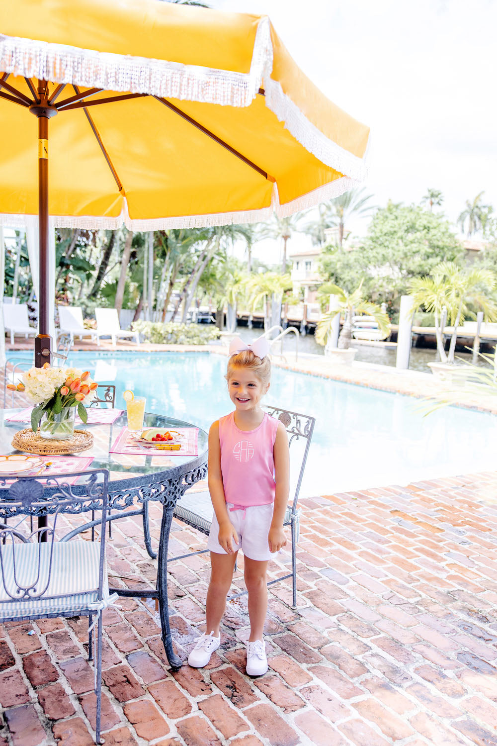 Beaufort Bonnet Tay Tay Tank - Hamptons Hot Pink