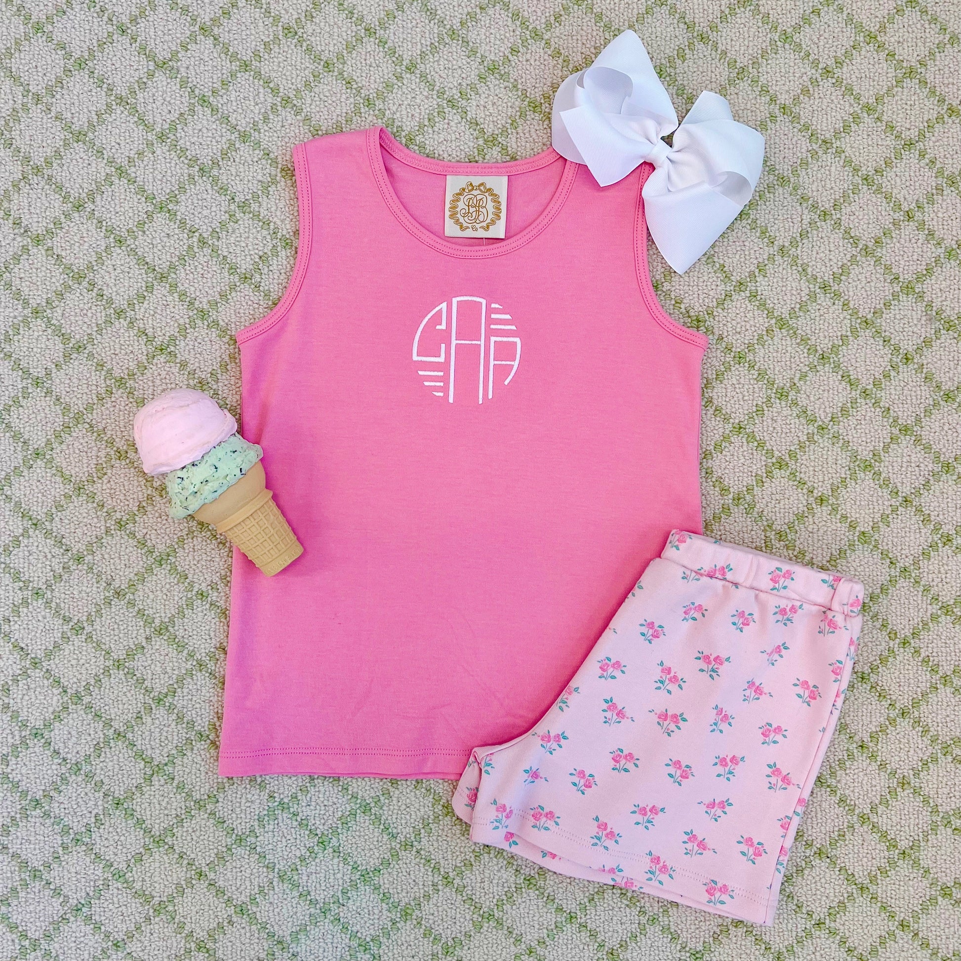 Beaufort Bonnet Tay Tay Tank - Hamptons Hot Pink