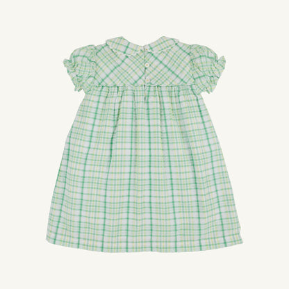 Beaufort Bonnet Holly Day Dress - Gibson Island Green and Lake Worth Yellow