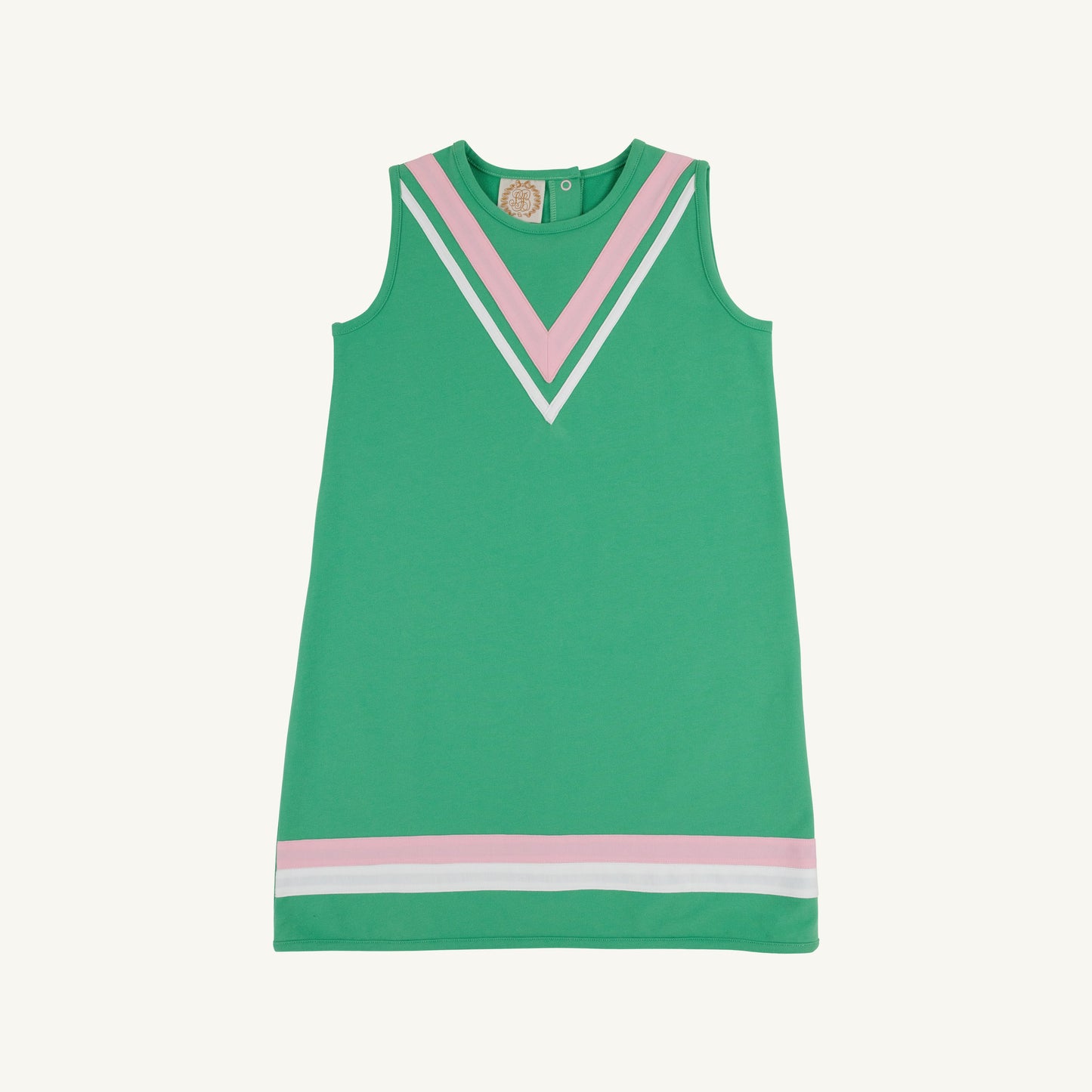 Beaufort Bonnet Annie Apron Dress - Gibson Island Green