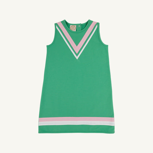Beaufort Bonnet Annie Apron Dress - Gibson Island Green