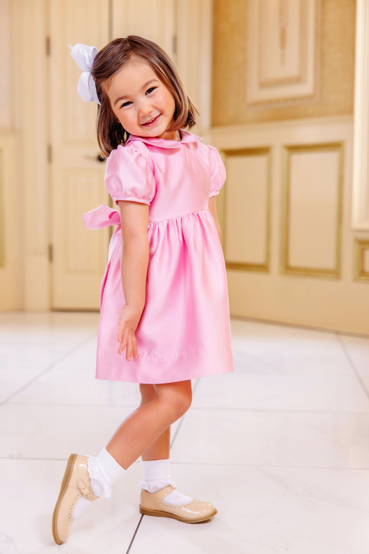 Beaufort Bonnet Grandccasion™ Cindy Lou Sash Dress - Pier Party Pink