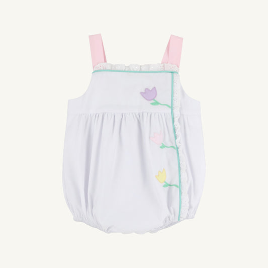 Beaufort Bonnet Bitsy Bubble - Worth Avenue White