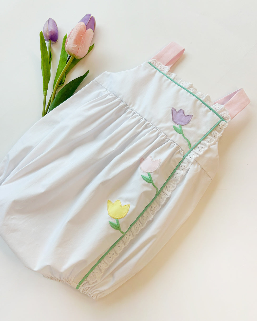 Beaufort Bonnet Bitsy Bubble - Worth Avenue White