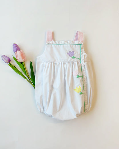Beaufort Bonnet Bitsy Bubble - Worth Avenue White