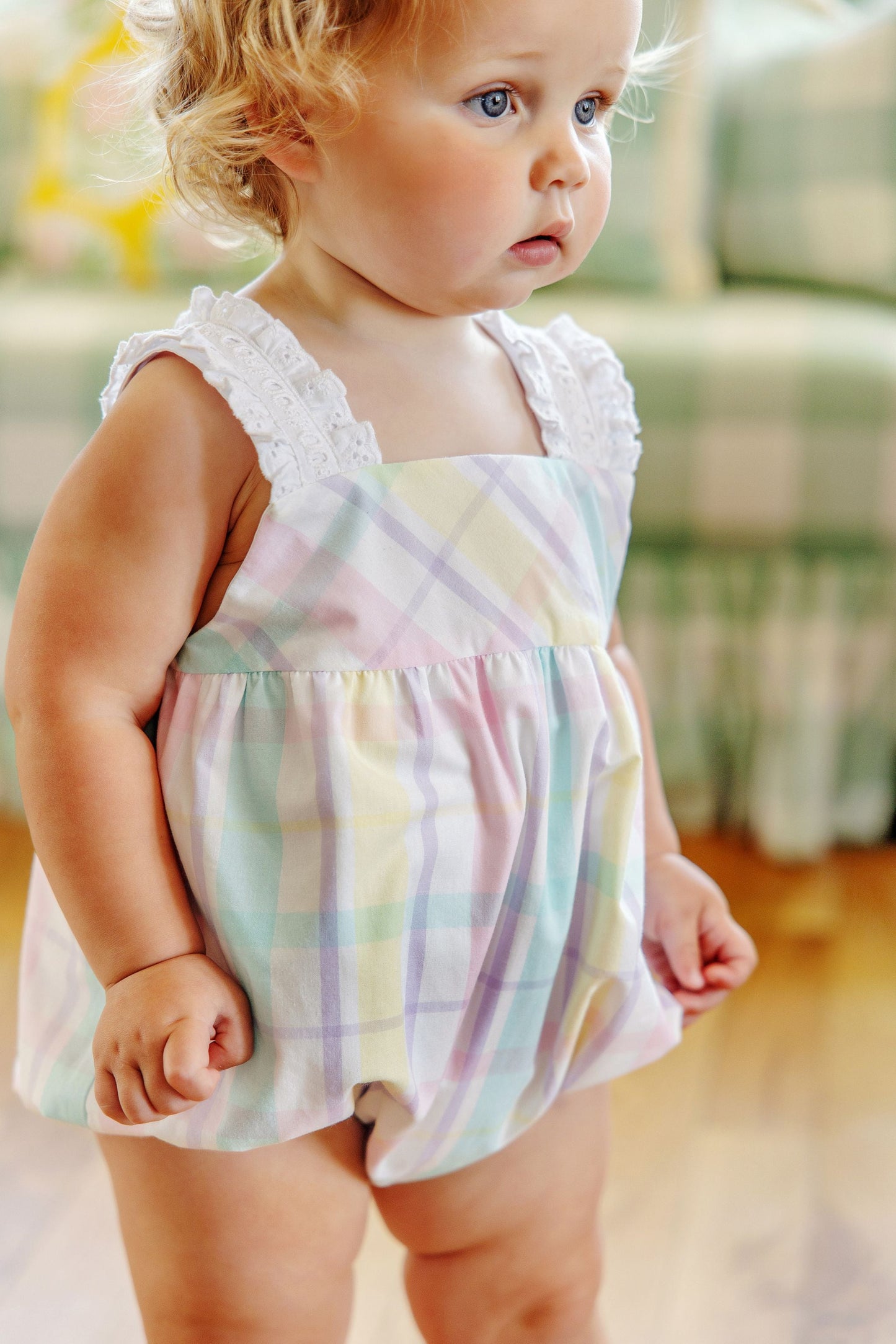 Beaufort Bonnet Babs Bubble - Brunch Plate Plaid & Worth Avenue White