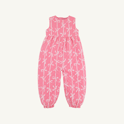 Beaufort Bonnet Sleeveless Rebecca Romper (Quilted) - Braselton Bows (Romany