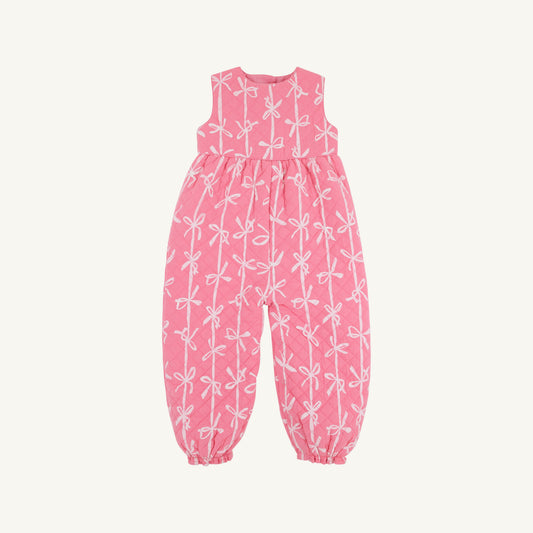 Beaufort Bonnet Sleeveless Rebecca Romper (Quilted) - Braselton Bows (Romany