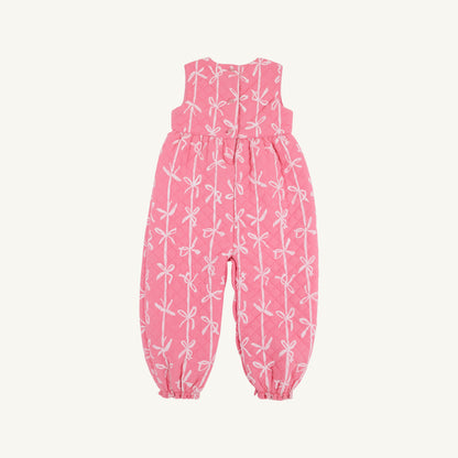 Beaufort Bonnet Sleeveless Rebecca Romper (Quilted) - Braselton Bows (Romany