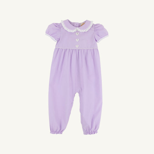 Beaufort Bonnet Olivia Ruth Romper - Lauderdale Lavender