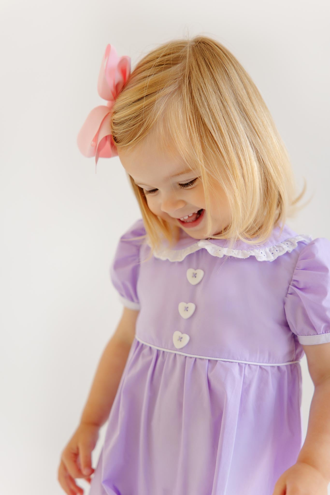 Beaufort Bonnet Olivia Ruth Romper - Lauderdale Lavender