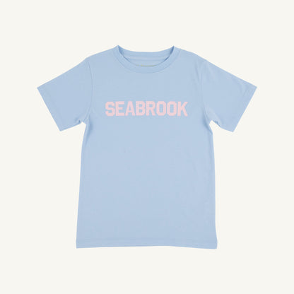 Beaufort Bonnet Sir Proper's City Hopper T-Shirt - Beale Street Blue with Palm Beach P