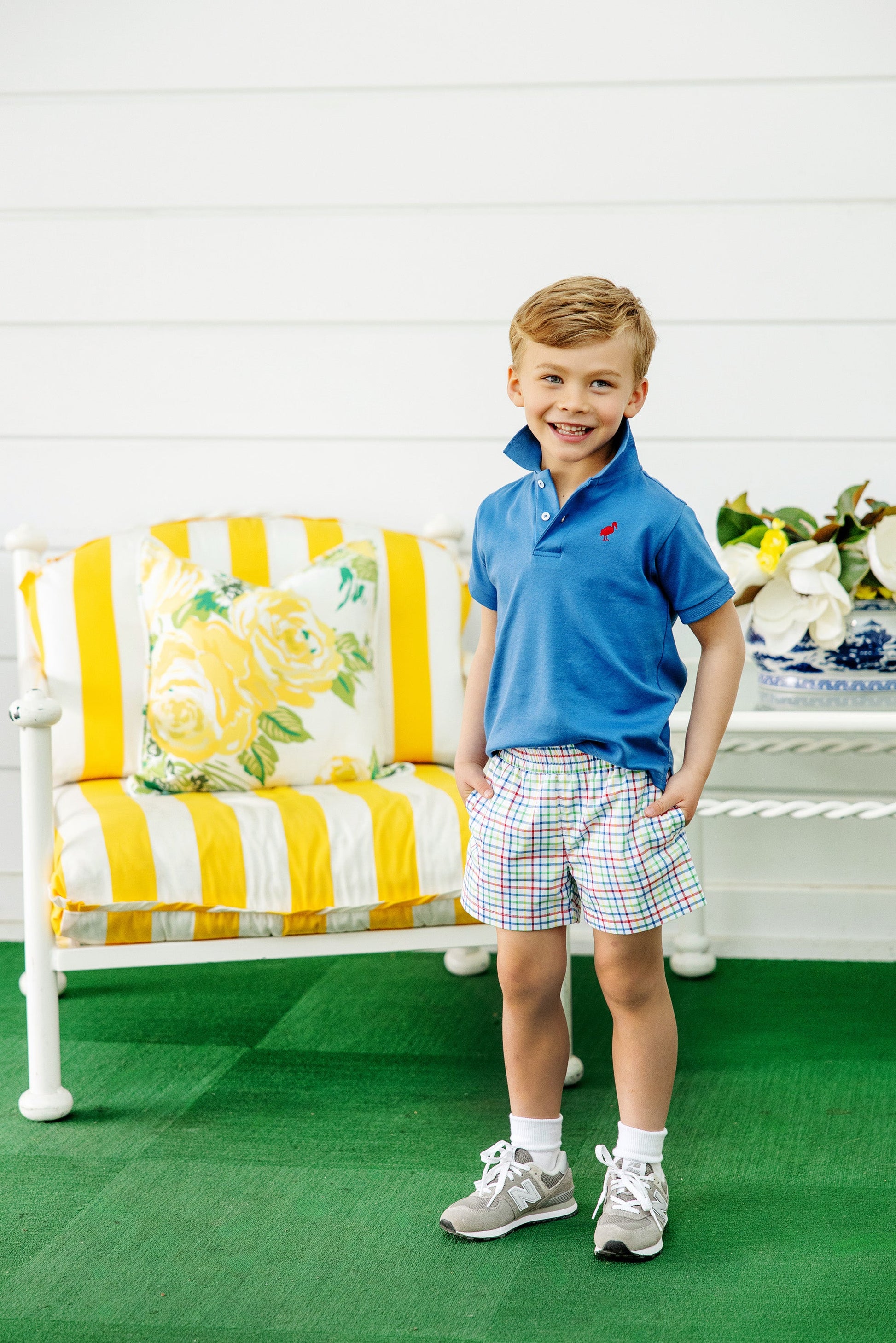 Beaufort Bonnet Sheffield Shorts - Kindness Wins Windowpane