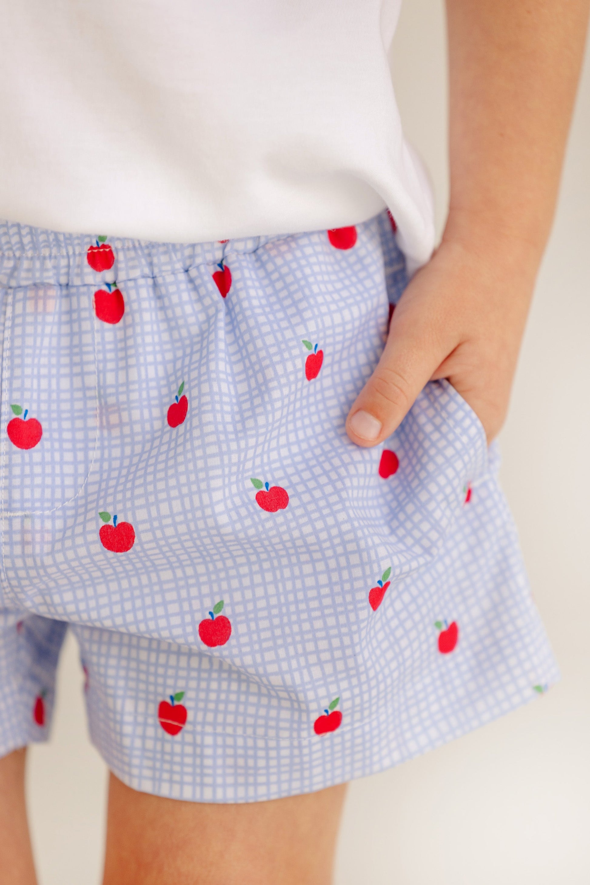 Beaufort Bonnet Sheffield Shorts - Apple of My Eye & Wood Boat Blue Stork