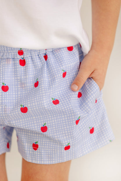 Beaufort Bonnet Sheffield Shorts - Apple of My Eye & Wood Boat Blue Stork
