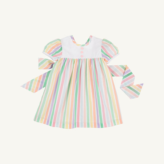 Beaufort Bonnet Short Sleeve Brigantine Dress - Southampton Stripe