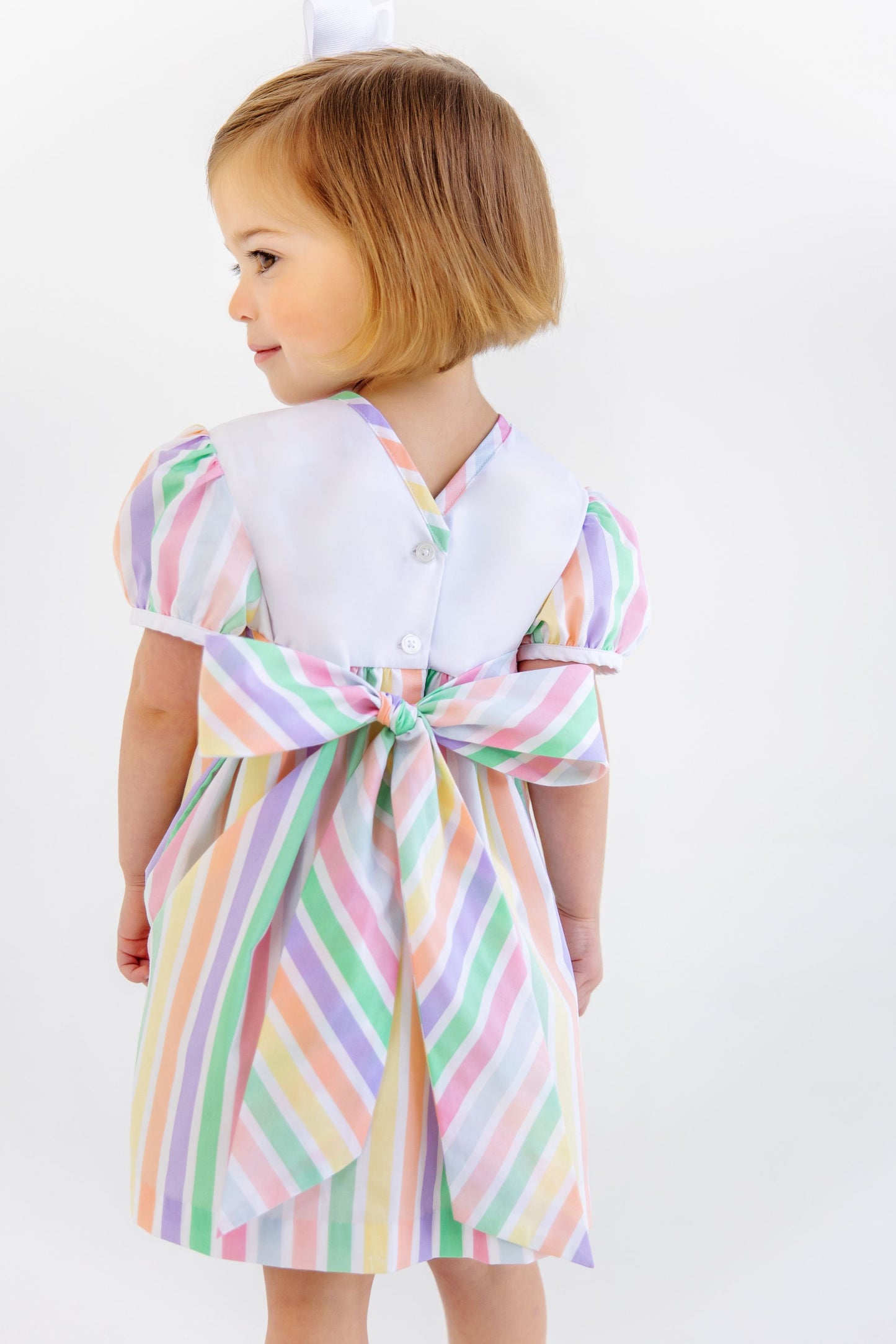 Beaufort Bonnet Short Sleeve Brigantine Dress - Southampton Stripe