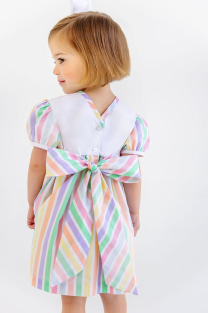 Beaufort Bonnet Short Sleeve Brigantine Dress - Southampton Stripe