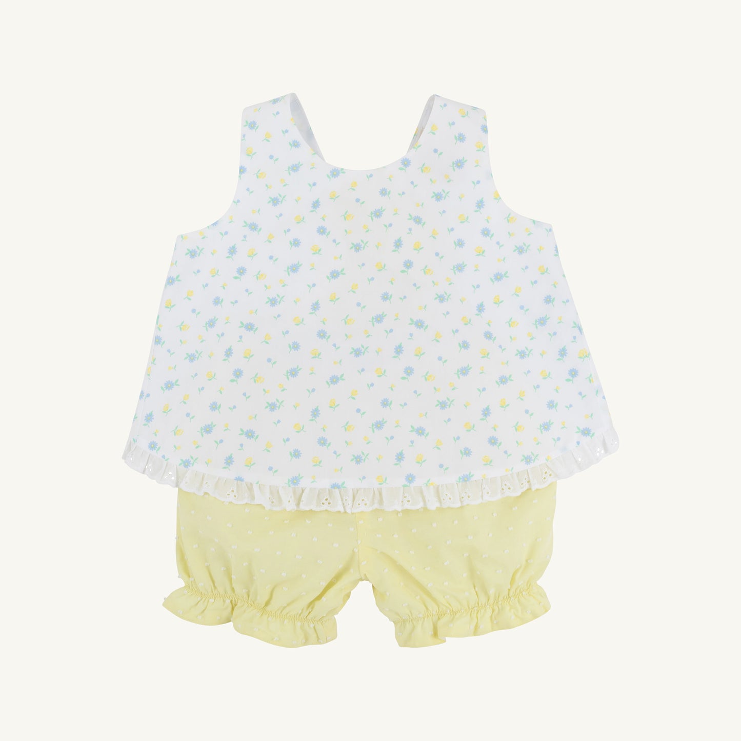 Beaufort Bonnet Susy Swing Top Set - Dunwoody Daisy & York Yellow Dallas Dot
