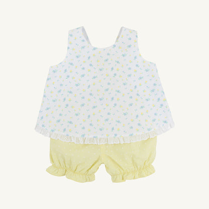 Beaufort Bonnet Susy Swing Top Set - Dunwoody Daisy & York Yellow Dallas Dot