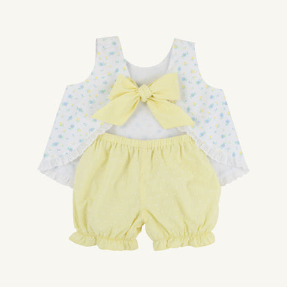 Beaufort Bonnet Susy Swing Top Set - Dunwoody Daisy & York Yellow Dallas Dot