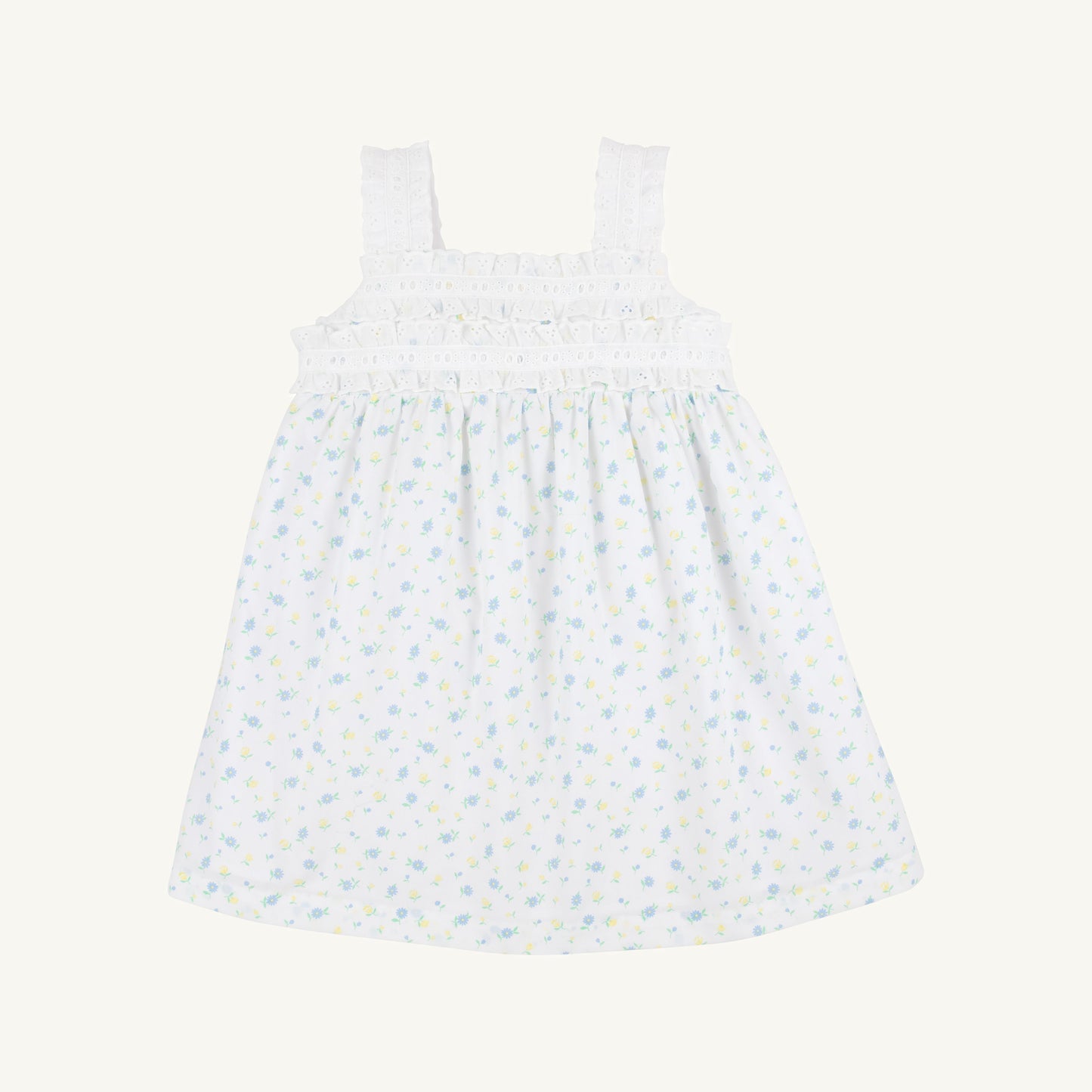 Beaufort Bonnet Babs Dress - Dunwoody Daisy & Worth Avenue White