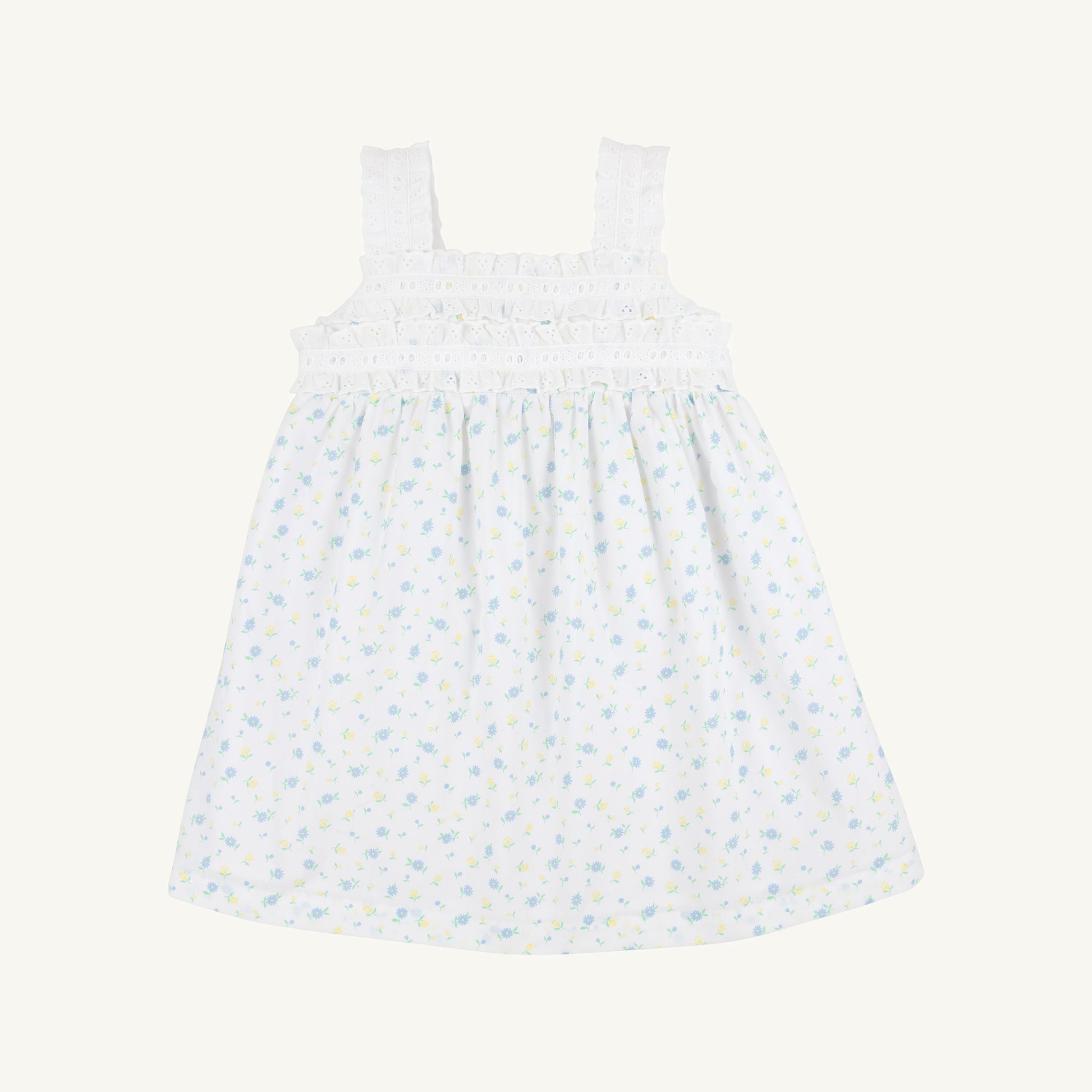 Beaufort Bonnet Babs Dress - Dunwoody Daisy & Worth Avenue White