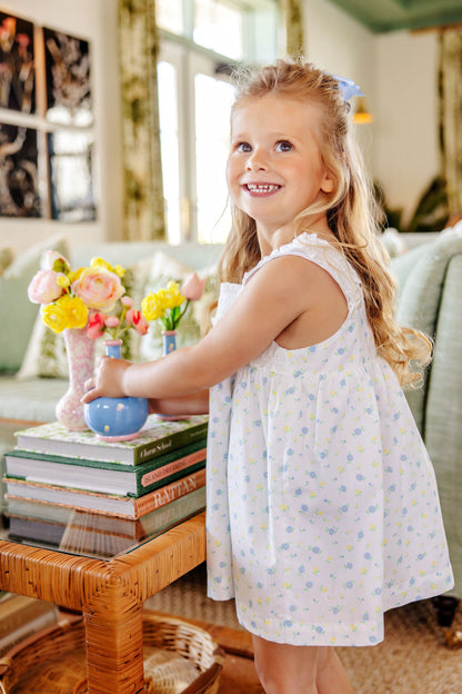 Beaufort Bonnet Babs Dress - Dunwoody Daisy & Worth Avenue White