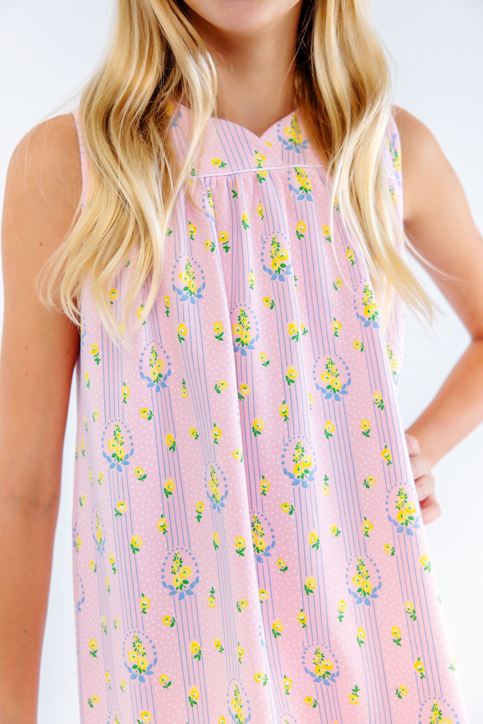Beaufort Bonnet Sleeveless Dowell Day Dress - Central Park Posies