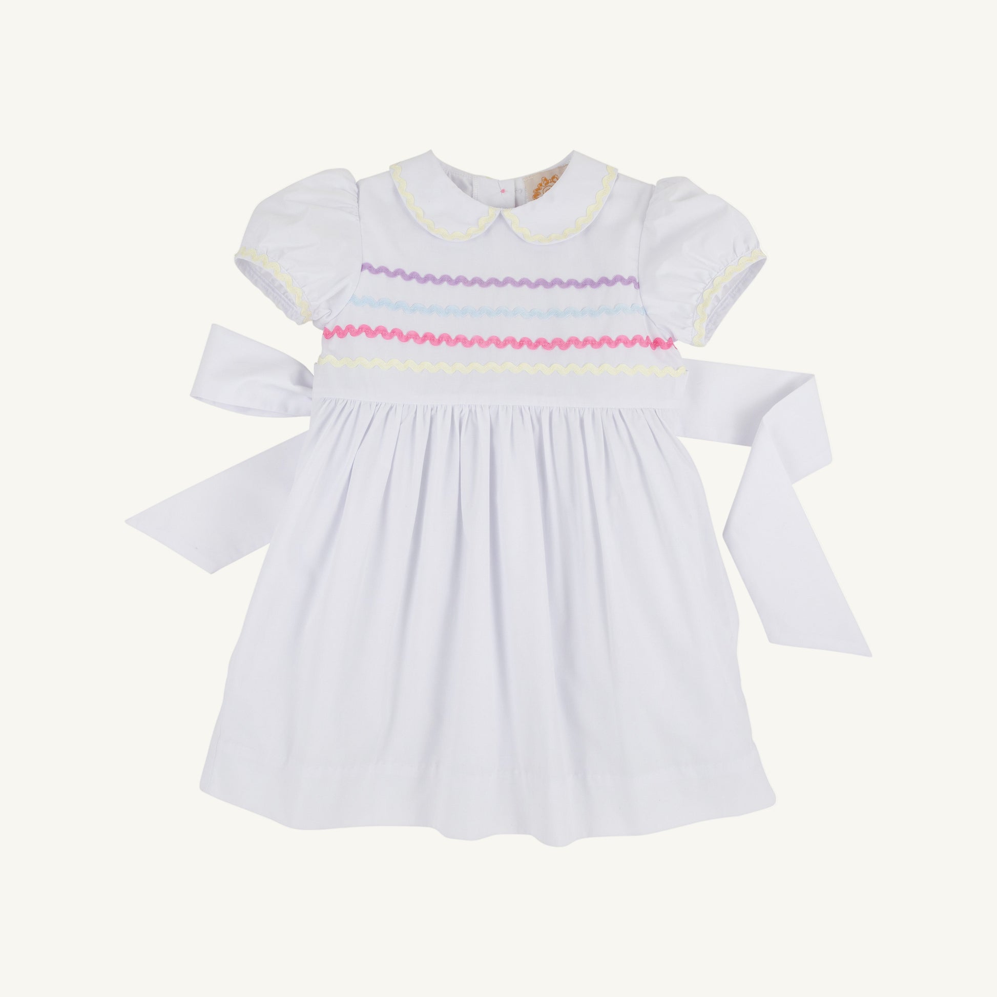 Beaufort Bonnet Cindy Lou Sash Dress - Worth Avenue White