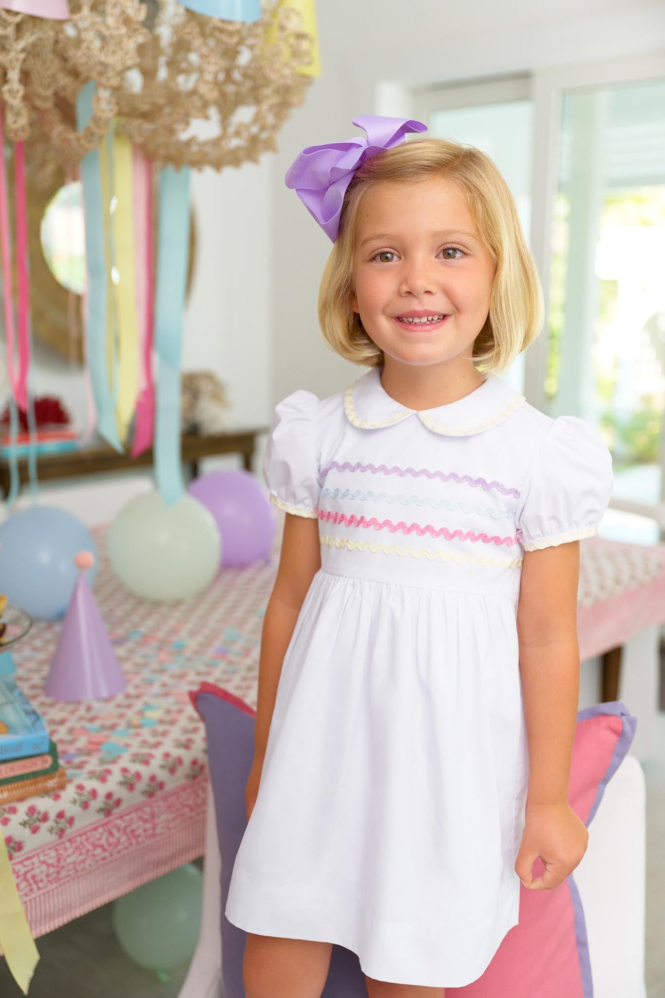 Beaufort Bonnet Cindy Lou Sash Dress - Worth Avenue White