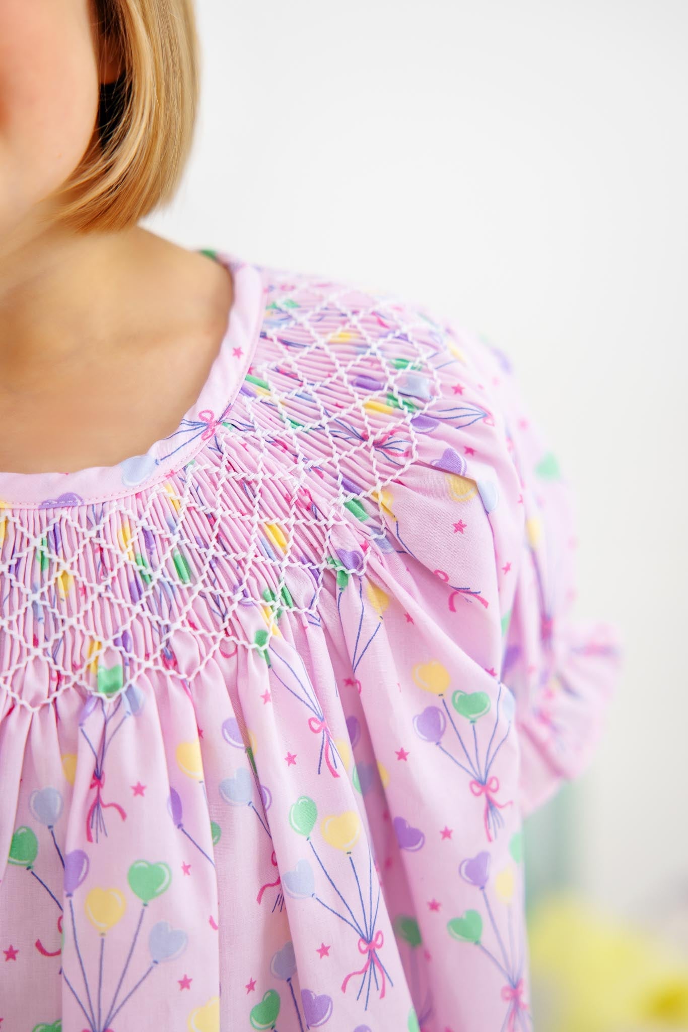 Beaufort Bonnet Short Sleeve Sandy Smocked Dress - A Little Pop