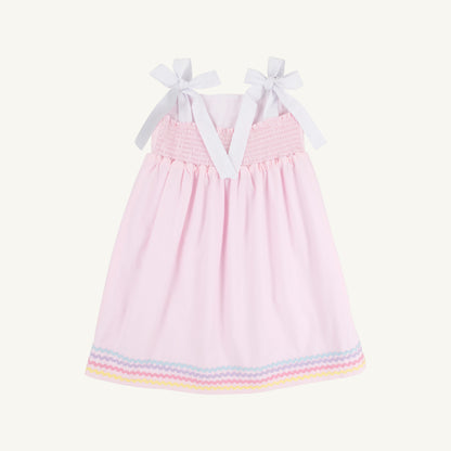 Beaufort Bonnet Macie Mini Dress - Palm Beach Pink & Worth Avenue White