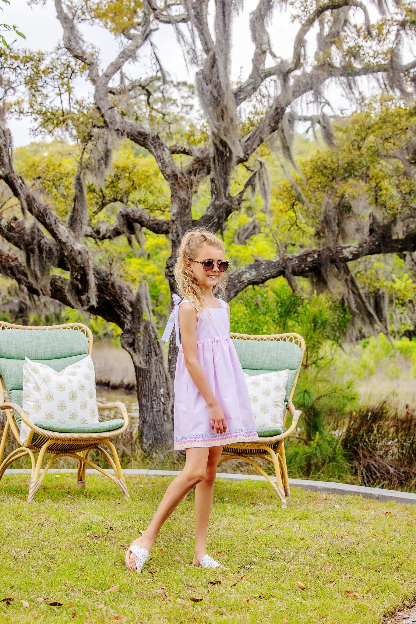 Beaufort Bonnet Macie Mini Dress - Palm Beach Pink & Worth Avenue White