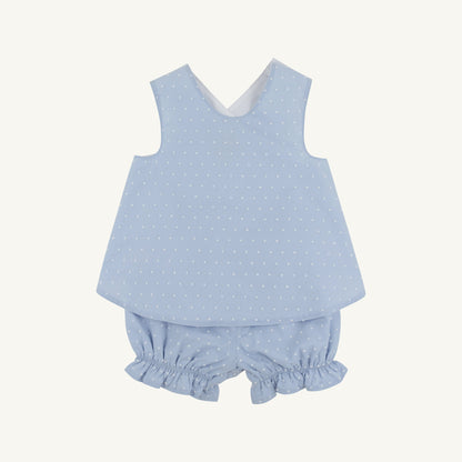 Beaufort Bonnet Bettye Bloomer Set - Sarasota Sky Dallas Dot