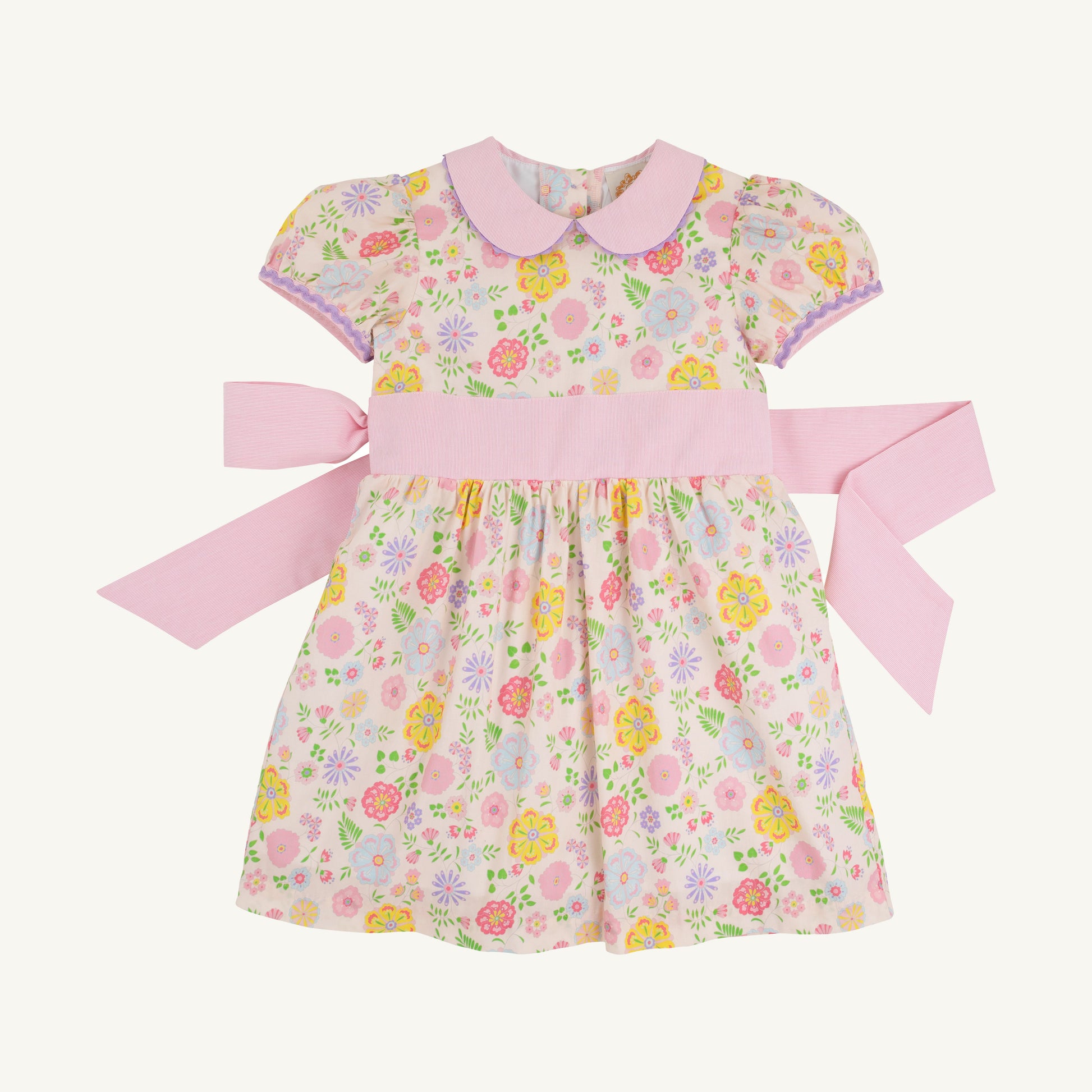 Beaufort Bonnet Cindy Lou Sash Dress - Boca Grande Begonia