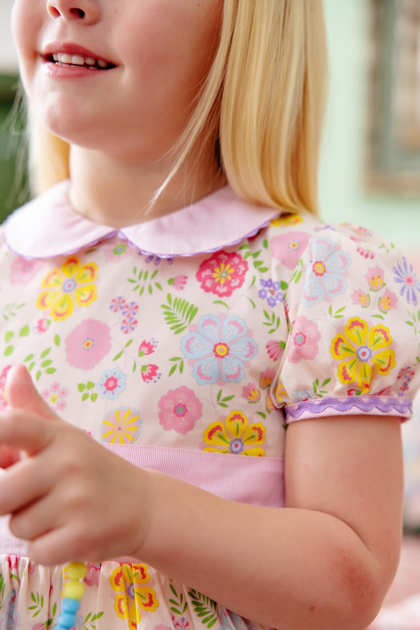 Beaufort Bonnet Cindy Lou Sash Dress - Boca Grande Begonia
