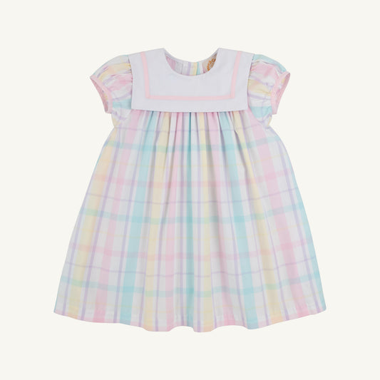 Beaufort Bonnet Stewart's Square Collar Dress - Brunch Plate Plaid