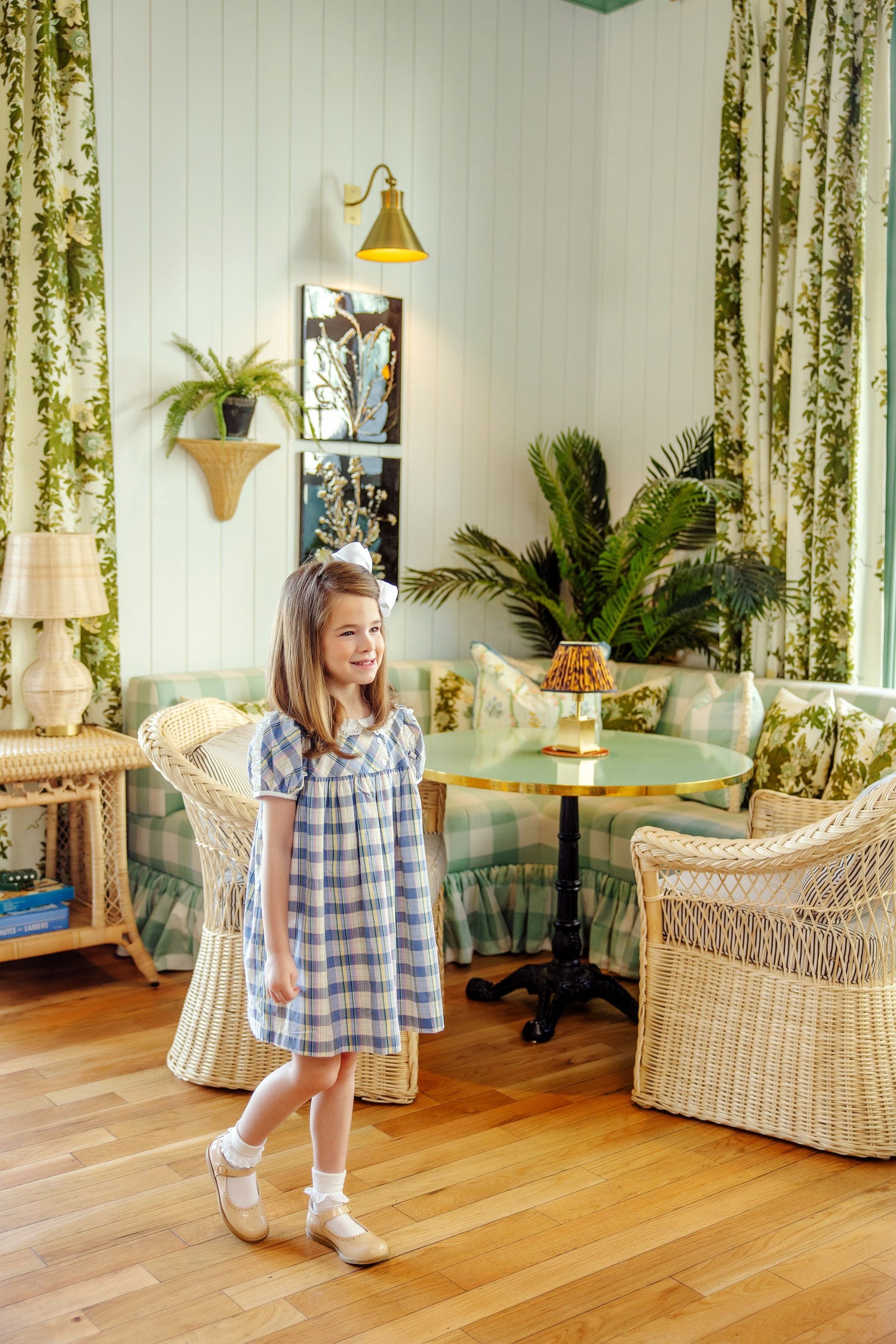 Beaufort Bonnet Mary Baker Day Dress - Pawleys Island Plaid