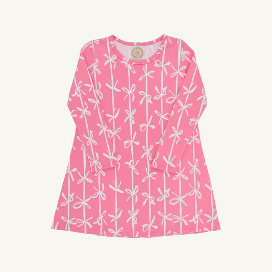 Beaufort Bonnet Long Sleeve Polly Play Dress - Brasleton Bows (Romany Rose)